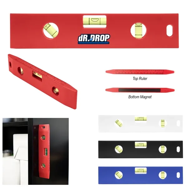 6" ruler with level and magnet on bottom.... from ASI 61125 Hit Promotional Products / Hit®
