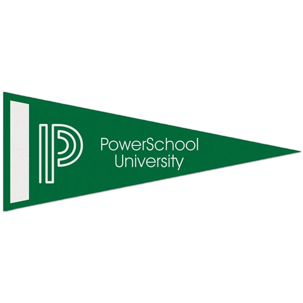 Durable, soft to the touch, plush white felt premium pennant measuring... from ASI 66390 LarLu