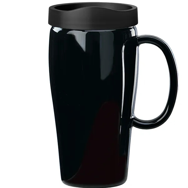 16 oz. Travel mug with heavy-wall construction and open-close lid. Made... from ASI 80060 VisionUSA