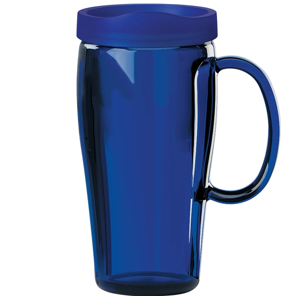 16 oz. Travel mug with heavy-wall construction and open-close lid. Made... from ASI 80060 VisionUSA