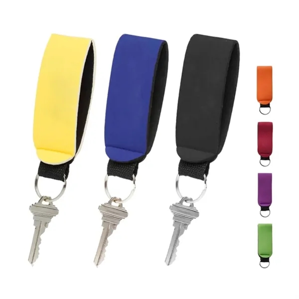 Neoprene wrist strap keychain plus 1 color silkscreen imprint on 1... from ASI 37218 Athena Promo (tm)