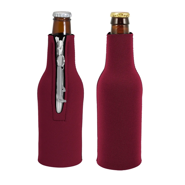 Neoprene bottle holder with detachable aluminum bottle opener, blank.... from ASI 74710 Numo / NUMO