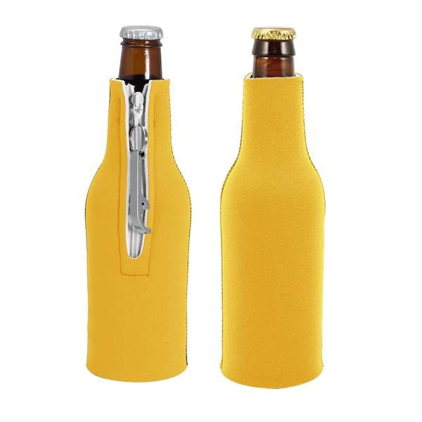 Neoprene bottle holder with detachable aluminum bottle opener, blank.... from ASI 74710 Numo / NUMO