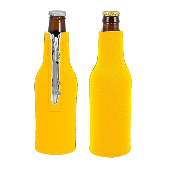 Neoprene bottle holder with detachable aluminum bottle opener, blank.... from ASI 74710 Numo / NUMO