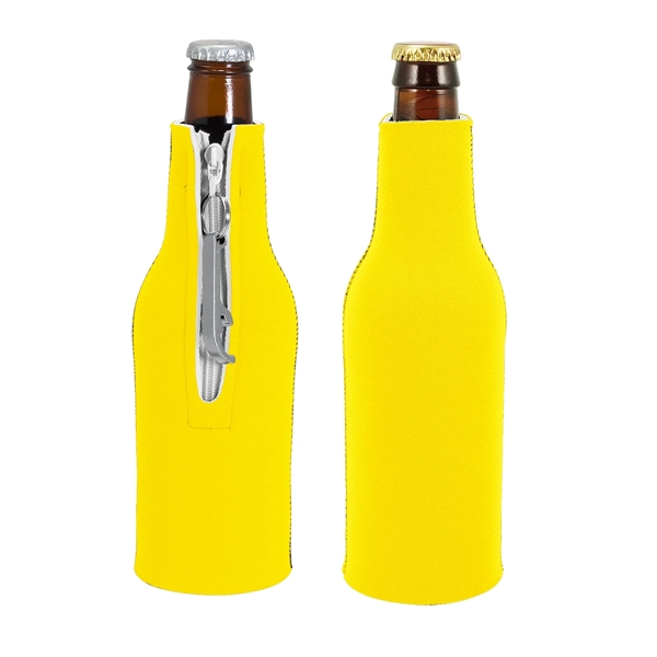 Neoprene bottle holder with detachable aluminum bottle opener, blank.... from ASI 74710 Numo / NUMO