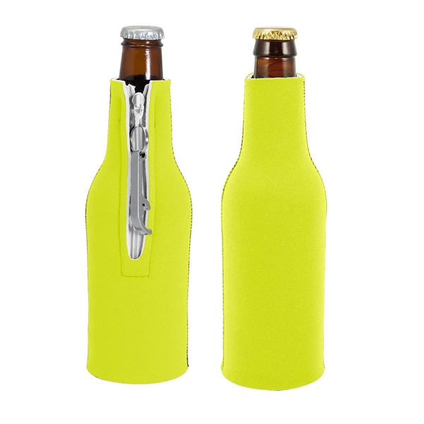 Neoprene bottle holder with detachable aluminum bottle opener, blank.... from ASI 74710 Numo / NUMO