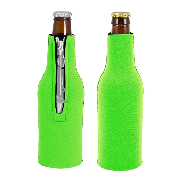 Neoprene bottle holder with detachable aluminum bottle opener, blank.... from ASI 74710 Numo / NUMO