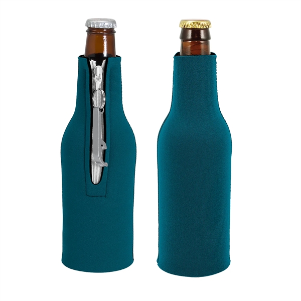Neoprene bottle holder with detachable aluminum bottle opener, blank.... from ASI 74710 Numo / NUMO