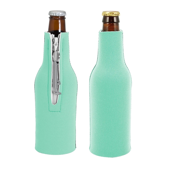 Neoprene bottle holder with detachable aluminum bottle opener, blank.... from ASI 74710 Numo / NUMO