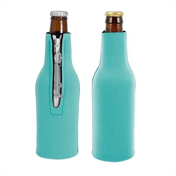 Neoprene bottle holder with detachable aluminum bottle opener, blank.... from ASI 74710 Numo / NUMO