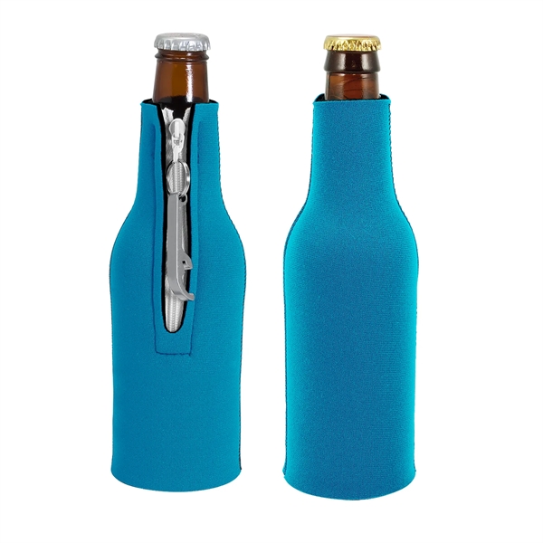 Neoprene bottle holder with detachable aluminum bottle opener, blank.... from ASI 74710 Numo / NUMO