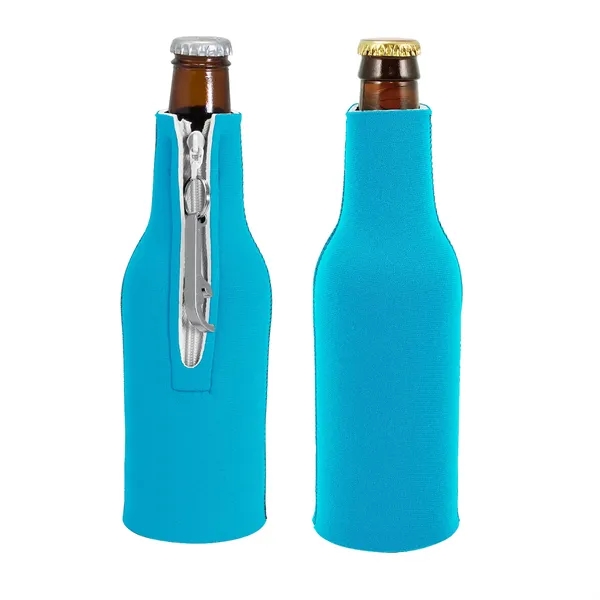 Neoprene bottle holder with detachable aluminum bottle opener, blank.... from ASI 74710 Numo / NUMO