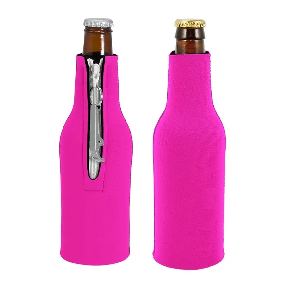 Neoprene bottle holder with detachable aluminum bottle opener, blank.... from ASI 74710 Numo / NUMO