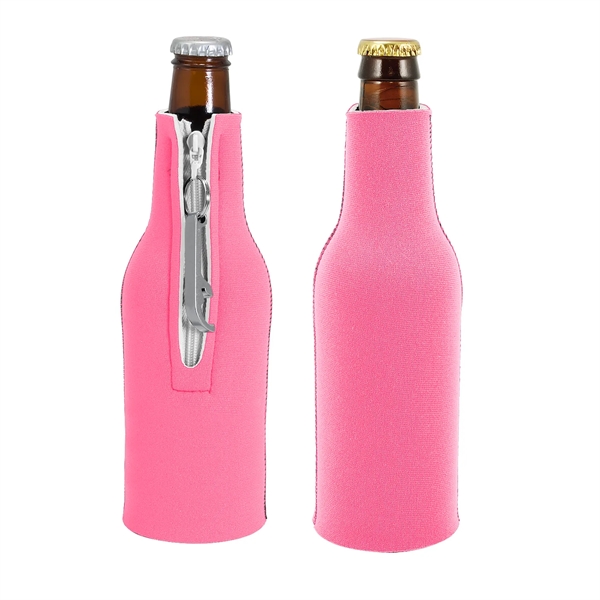 Neoprene bottle holder with detachable aluminum bottle opener, blank.... from ASI 74710 Numo / NUMO