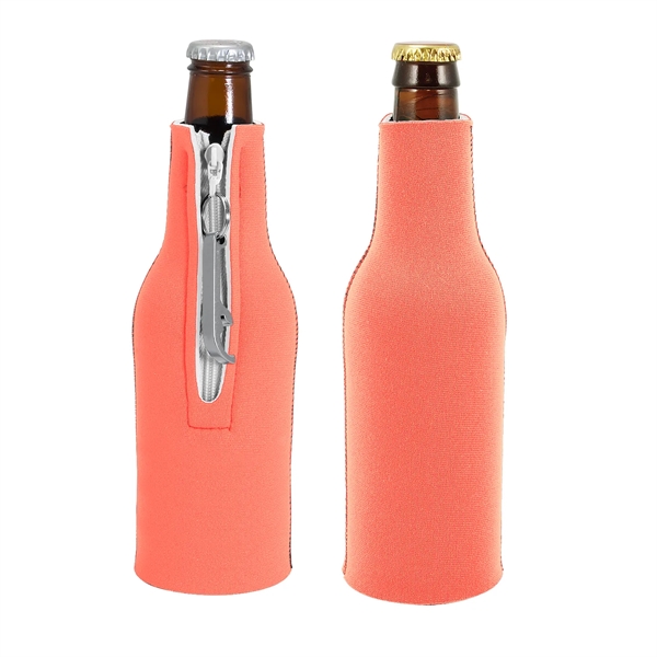 Neoprene bottle holder with detachable aluminum bottle opener, blank.... from ASI 74710 Numo / NUMO
