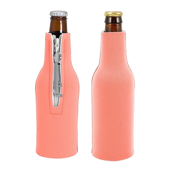 Neoprene bottle holder with detachable aluminum bottle opener, blank.... from ASI 74710 Numo / NUMO