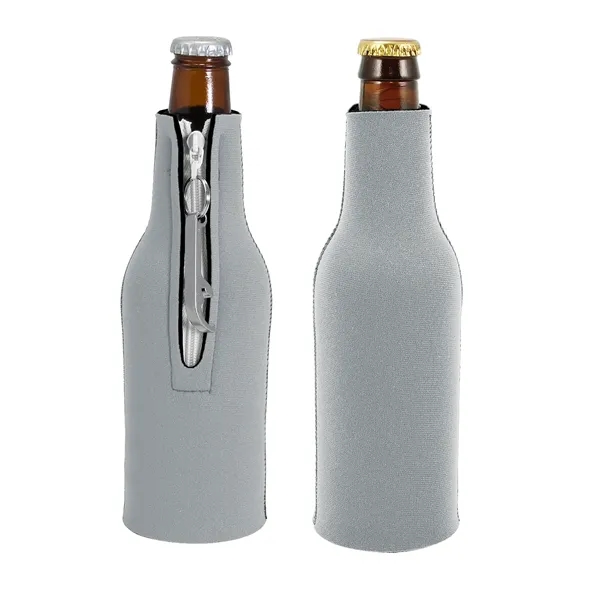 Neoprene bottle holder with detachable aluminum bottle opener, blank.... from ASI 74710 Numo / NUMO