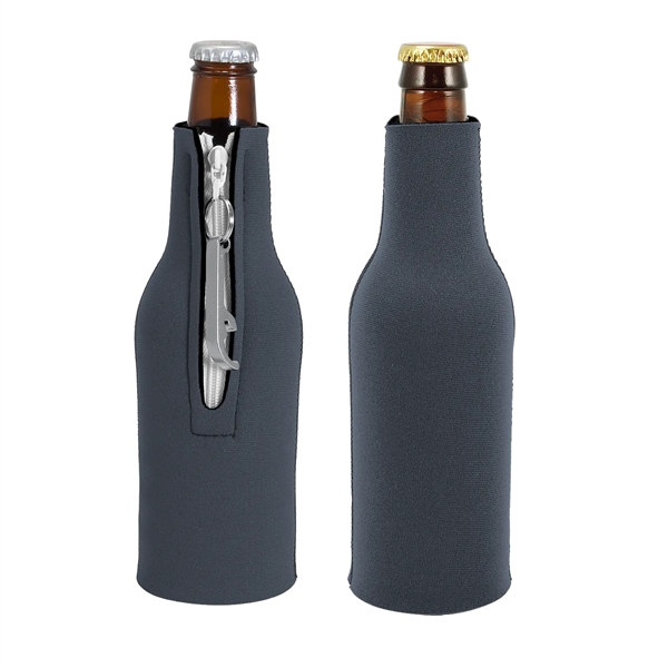 Neoprene bottle holder with detachable aluminum bottle opener, blank.... from ASI 74710 Numo / NUMO