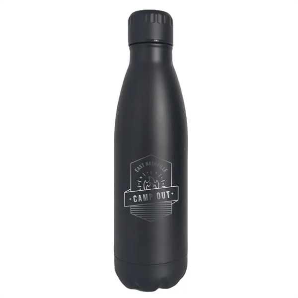 Humbolt 17oz. Stainless Steel Bottle: Matt coating, spill-resistant lid, keeps drinks... from ASI 67557 LimeLight Ent