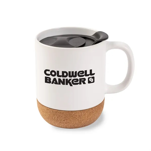 Insulated cork bottom mug with slide lid.... from ASI 44900 NC Custom (CI/Lanco) / Lanco
