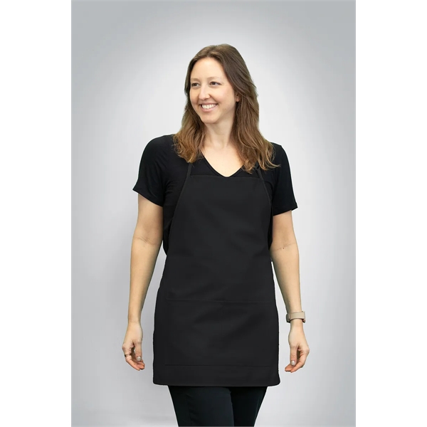 65% Recycled Poly & 35% Organic Cotton twill apron with 40"... from ASI 36558 Aprons, Etc.