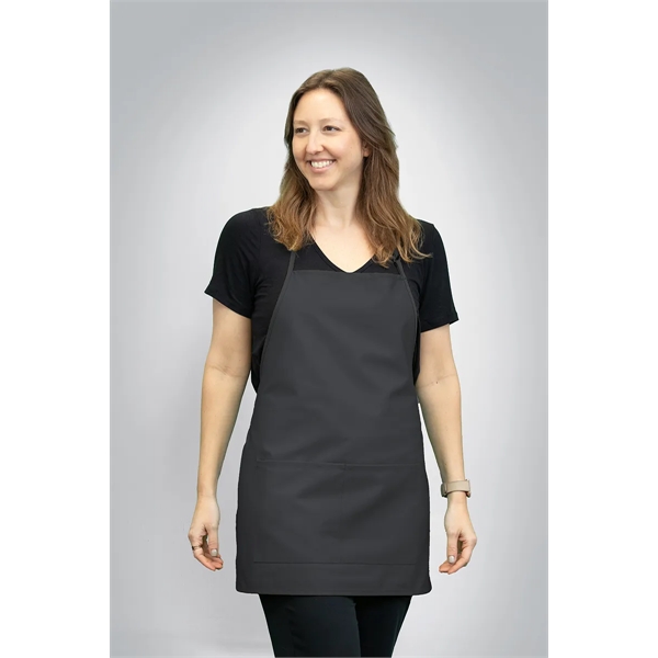 65% Recycled Poly & 35% Organic Cotton twill apron with 40"... from ASI 36558 Aprons, Etc.