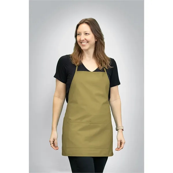65% Recycled Poly & 35% Organic Cotton twill apron with 40"... from ASI 36558 Aprons, Etc.