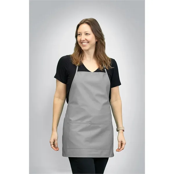 65% Recycled Poly & 35% Organic Cotton twill apron with 40"... from ASI 36558 Aprons, Etc.