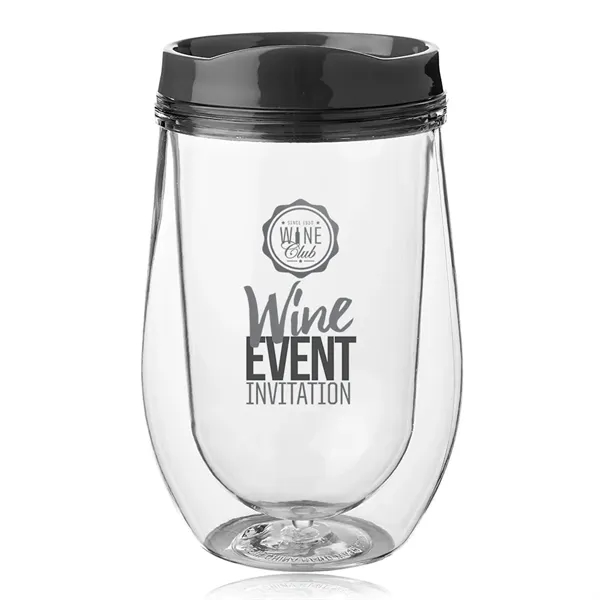 15oz Double Wall Acrylic Tumbler w/ Black Top... from ASI 39552 BEL Promo