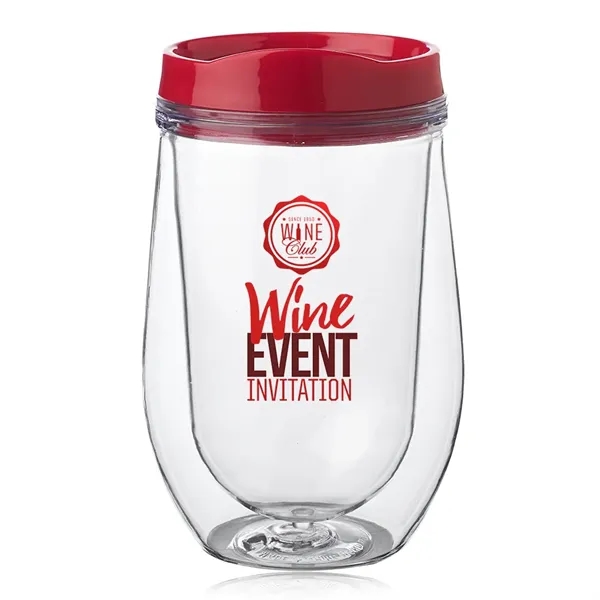 15oz Double Wall Acrylic Tumbler w/ Black Top... from ASI 39552 BEL Promo