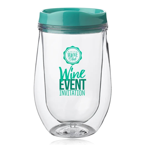 15oz Double Wall Acrylic Tumbler w/ Black Top... from ASI 39552 BEL Promo