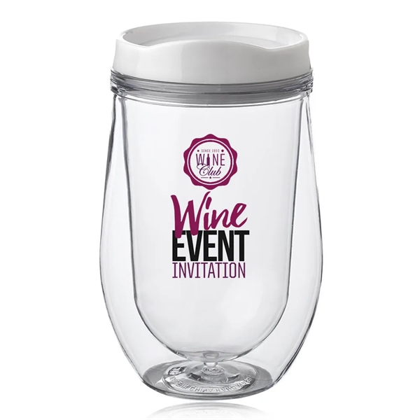 15oz Double Wall Acrylic Tumbler w/ Black Top... from ASI 39552 BEL Promo