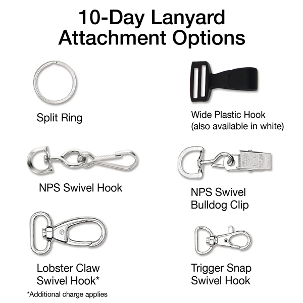 Sustainable custom silkscreen lanyards are strong and durable, yet comfortable enough... from ASI 79898 Promovision / PROMOVISION