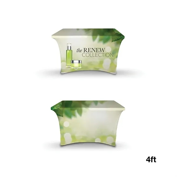 DisplaySplash 4' RPET Stretch Table Cover... from ASI 67866 Logomark/Valumark