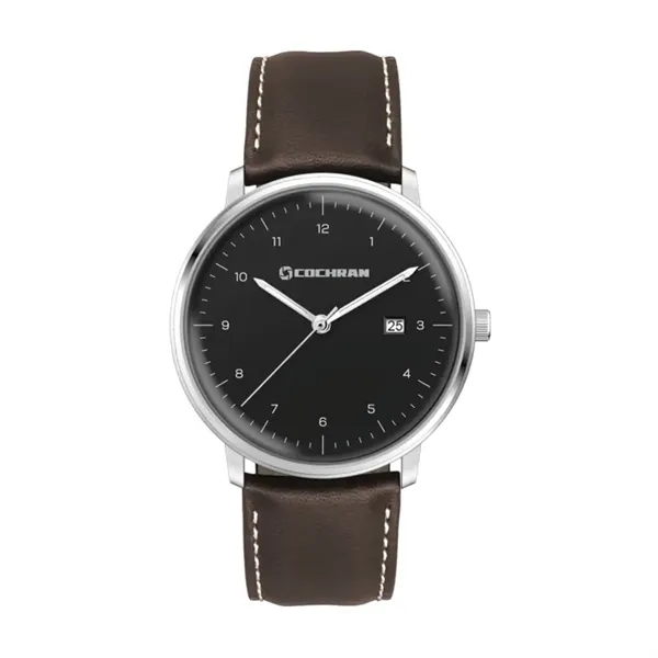 39MM SS SILVER CASE, 3-HAND MVT, DTE... from ASI 67866 Logomark/Valumark