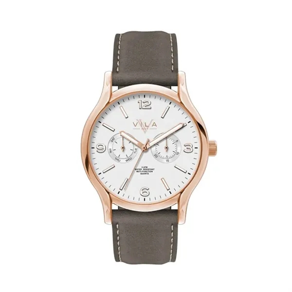 39MM, ROSE GOLD METAL CASE, MULTIFUNCTION MVT... from ASI 67866 Logomark/Valumark
