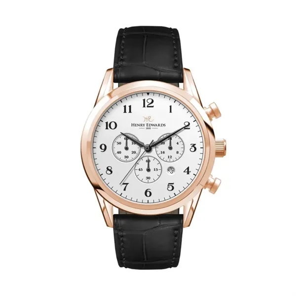 42MM, SS, RG CASE, CHRONO MVT, DTE... from ASI 67866 Logomark/Valumark