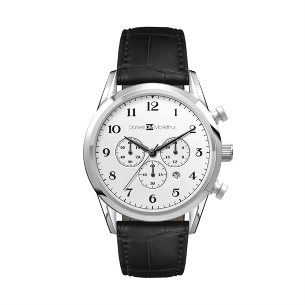 42MM, SS, SILVER CASE, CHRONO MVT, DTE... from ASI 67866 Logomark/Valumark