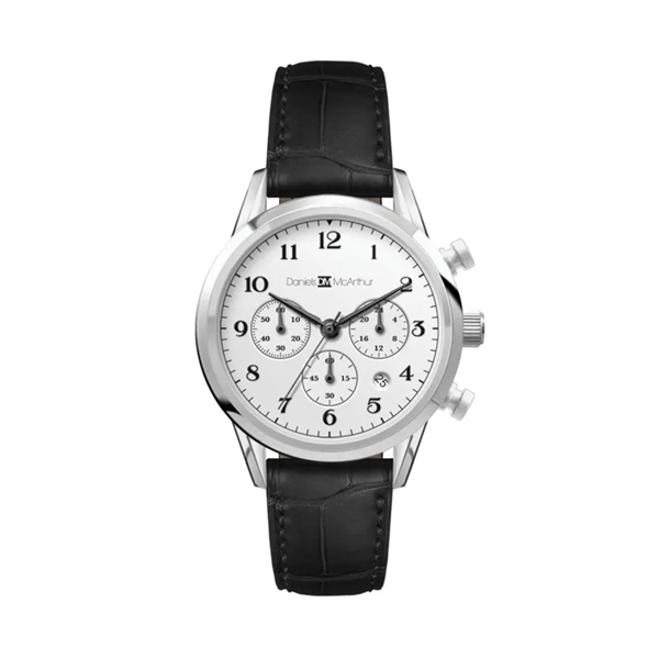 34MM, SS, SILVER CASE, CHRONO MVT, DTE... from ASI 67866 Logomark/Valumark