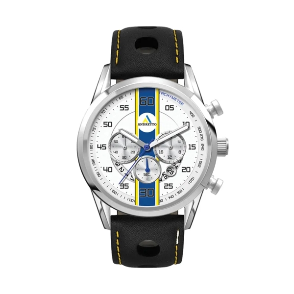 42MM, SS, SILVER CASE, CHRONO MVT, DTE... from ASI 67866 Logomark/Valumark