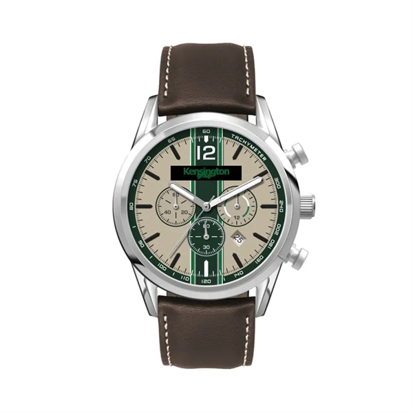 42MM, SS, SILVER CASE, CHRONO MVT, DTE... from ASI 67866 Logomark/Valumark