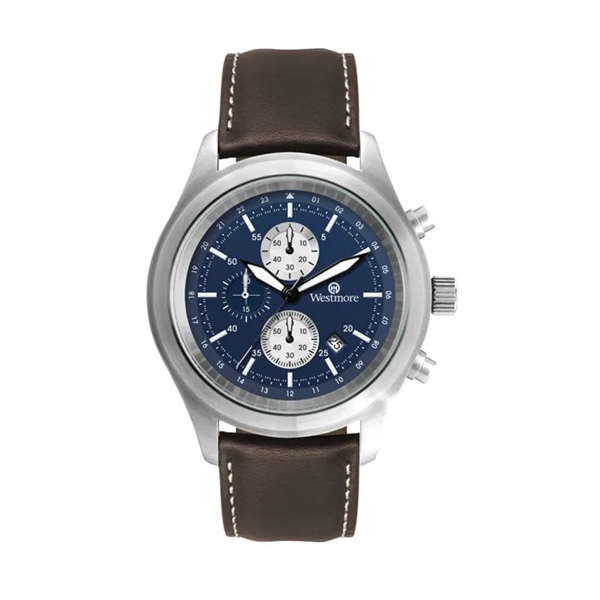 44.2MM, SS, SILVER CASE, CHRONO MVT, DTE... from ASI 67866 Logomark/Valumark