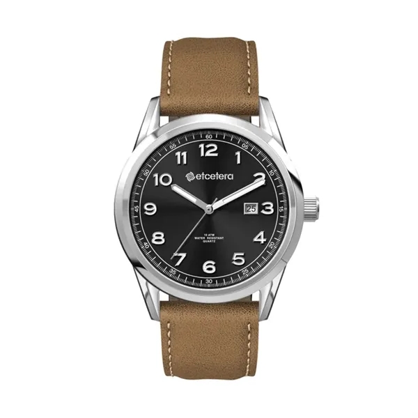 42MM SS, SILVER CASE, 3-HAND MVT, DTE... from ASI 67866 Logomark/Valumark