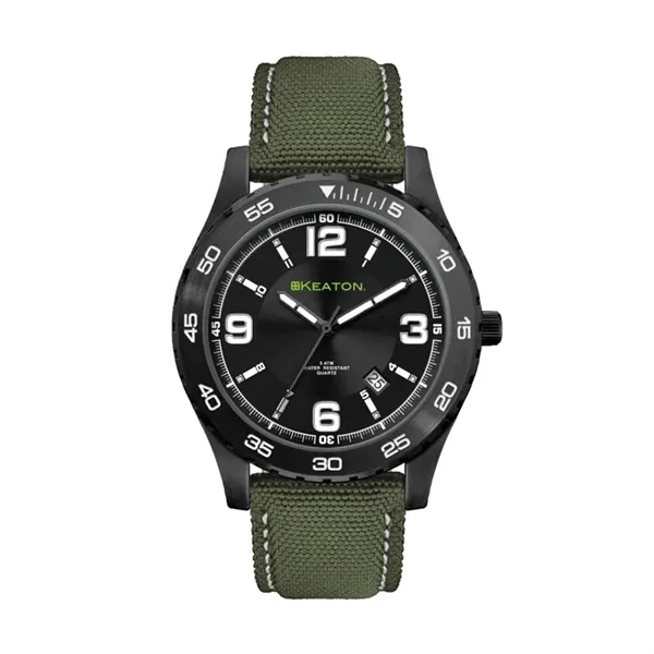 42MM, BLACK METAL CASE, 3-HAND MVT, DTE... from ASI 67866 Logomark/Valumark