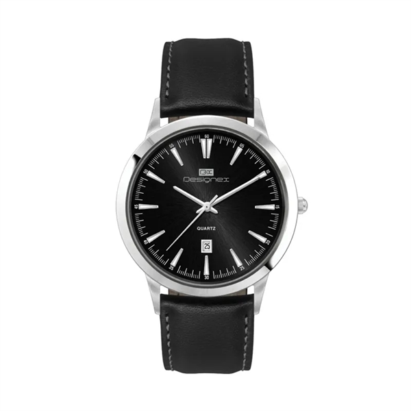 43MM SS SILVER CASE, 3-HAND MVT, DTE... from ASI 67866 Logomark/Valumark