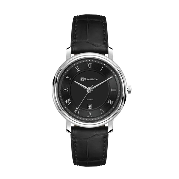 32MM, SS, SILVER CASE, 3-HAND MVT, DTE... from ASI 67866 Logomark/Valumark