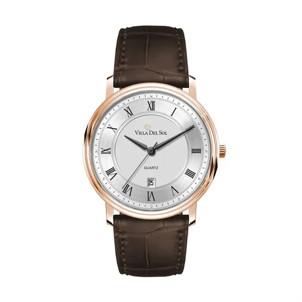 40MM, SS, RG CASE, 3-HAND MVT, DTE... from ASI 67866 Logomark/Valumark