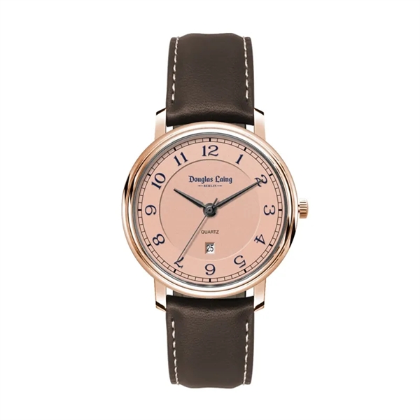 32MM, SS, RG CASE, 3-HAND MVT, DTE... from ASI 67866 Logomark/Valumark