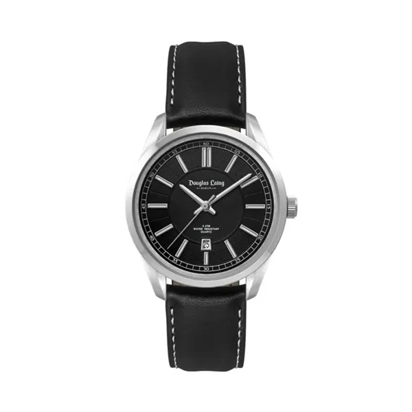 33MM, SILVER METAL CASE, 3-HAND MVT, DTE... from ASI 67866 Logomark/Valumark