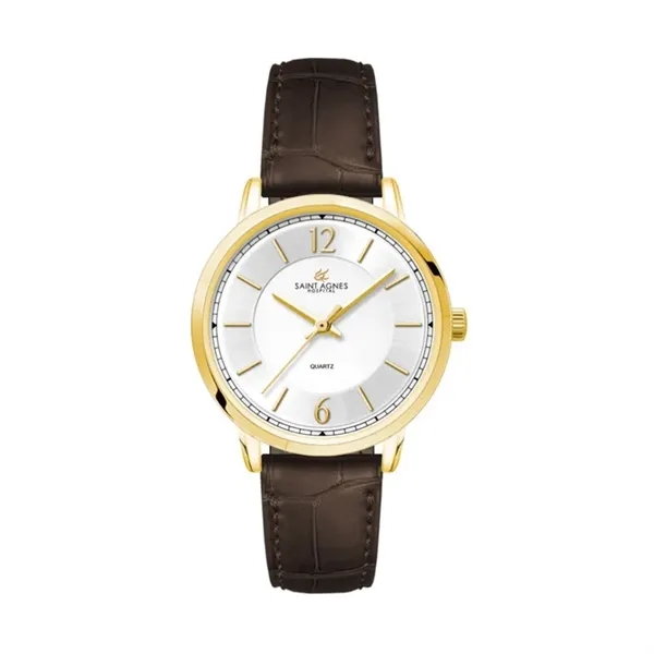 30.5MM, GOLD METAL CASE, 3-HAND MVT... from ASI 67866 Logomark/Valumark